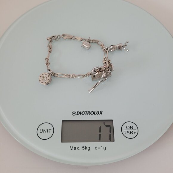 HAN Sterling Silver Sewing Themed Charm Bracelet - Picture 9 of 9